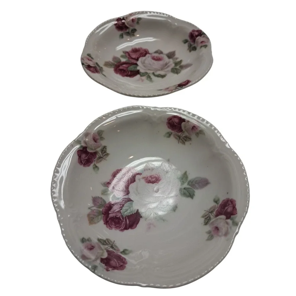 Floral Bowl Vintage Made In Germany 4.75